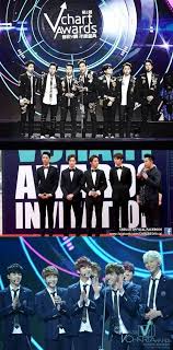 super junior super junior m exo cnblue and bts win at