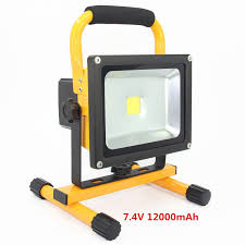 20w Led Flood Lights Rechargeable Flood Light Lamp Cool White Led Outdoor Lighting Camping Work Light Dh Led Outdoor Lighting Led Flood Lights Outdoor Lighting