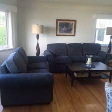 From classic wingback chairs to leather a mid century wingback chair pairs great with sofas & sectionals to make a design statement in your living room. Bring Together Grey Blue Sofa And Accent Chairs
