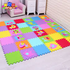 Cartoon Animal Pattern Carpet Eva Foam Puzzle Mats Kids Floor Puzzles Play Mat For Children Baby Play Gym Crawlin Patterned Carpet Baby Deco Kids Floor Puzzles