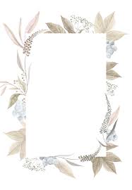Grey Leaf Blue Berry Wedding Invitation Template Free Greetings Island Flower Graphic Design Digital Wedding Invitations Templates Floral Border Design