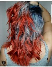 Redwhiteblue Red White Blue Hair Hair Styles Hair Color Crazy Hair Dye Colors