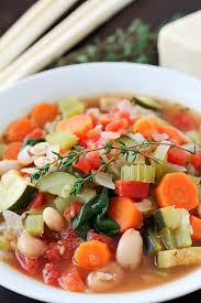 Healthy Tuscan Vegetable Soup Yummy Healthy Easy This hearty soup might be vegetarian, but it's super filling thanks to quinoa, white beans, kale, carrots, and celery. healthy tuscan vegetable soup yummy