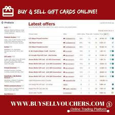 Online Trading Platform For Vouchers And Gift Cards Itunes Gift Cards Gift Card Sale Sell Gift Cards Online