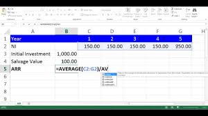 Check spelling or type a new query. Arr Calculation Using Excel Youtube