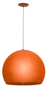 Meyda Tiffany 162252 Bola Play Modern Orange Hanging Pendant Light Mey 162252