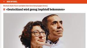 Der spiegel dergisi 2021 yılının ilk sayısında kapağını, 2020 yılına damgasını vuran iki önemli bilim insanına ayırdı: Ozlem Tureci Ve Ugur Sahin Der Spiegel In Kapaginda