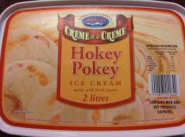 So we have made the hokey pokey. Creme De La Creme Hokey Pokey Ice Cream Talley S 2 L