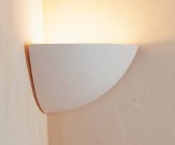Gipslampe Morsum Als Wandlampe Und Ecklampe Aus Gips Von King Kong Wandlampe Lampe Wand