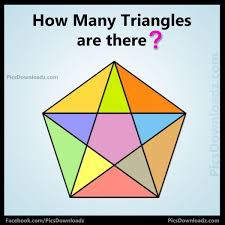 So, start solving these tricky maths puzzles. How Many Triangles Are There Math Puzzles With Answer