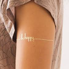 See more ideas about tattoos, small tattoos, cross tattoo. Shiny Gold Tattoos That Are Perfect For The Summer All For Fashion Design