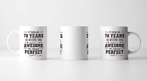 Birthday Gift For 70 Year Old Man 70th Birthday Gifts For Women Seventy Years Old Men Gift Happy Funny 70 Mens Womens Womans Wifes Fema Birthday Gifts For Women Gifts In A Mug Grandparent Gifts