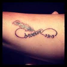 The rip tattoo on the male arm is showing everything in small design. My Tattoo In Memory Of My Brother Who Was Killed In The El Reno Ok Tornado May 31 2013 Brother Tattoos Remembrance Tattoos Tattoos