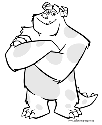 Free printable coloring pages monster inc coloring sheets. Monsters Inc Drawings Coloring Home