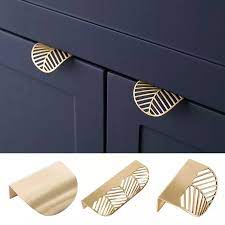 To this effect, the copper cupboard will give you long lifespans without breakage or need for repairs. Leaf Shape Brass Gold Cabinet Pulls Furniture Handles Kitchen Door Handle Copper Drawer Pull Knobs Cupboard Handle Cabinet Pulls Aliexpress