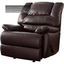 Brown Leather Rocker Recliner Big Man Lazy Boy Chair Living Room Barcalounger Rocker Recliners Lazy Boy Chair Living Room Chairs
