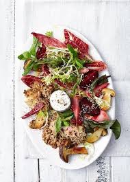 Bete Salat Mit Krauser Glucke Rezept Vegetarisch Kochen Rezepte Krause Glucke