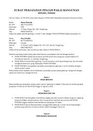 Kalau kamu meminjamkan uang kepada orang lain tanpa memakai jaminan atau syarat khusus, kamu. Contoh Surat Hak Guna Pakai Tanah Contoh Surat