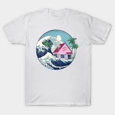 Popular mobile screen resolution : The Great Wave At Kame House T Shirt The Shirt List