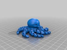 Cute Mini Octopus By Mcgybeer Thingiverse In 2020 Octopus Mini Prints
