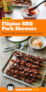 423 / 2,000 cal left. Filipino Bbq Pork Skewers Hungry Huy