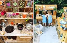 Mud kitchens are a wonderful outdoor, nature play resource for children. Spring Is Here It S The Perfect Time To Make A Mud Kitchen For The Kids
