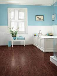 Secondly, you must ensure tight seams between each piece of the laminate during installation to prevent moisture from workings its way down to the fiberboard layer. Laminate Bathroom Floors Hgtv