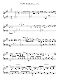 How far i'll go moana. How Far I Ll Go Sheet Music For Piano Solo Download And Print In Pdf Or Midi Free Sheet Music For How Far I Ll Go By Lin Manuel Miranda Hip Hop
