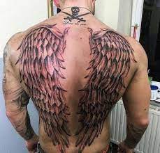 40 Super Ideas For Tattoo Back Black Angel Wings Back Tattoos For Guys Wing Tattoo Men Tattoos