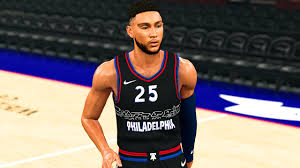 Philadelphia 76ers 2020 2021 City Jersey By Dyop Dyop For 2k21 Nba 2k Updates Roster Update Cyberface Etc