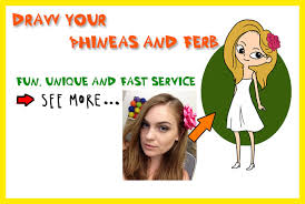 Phineas is a genius young boy who creates different inventions to satisfy everyone's need. Draw You As A Phineas And Ferb Cartoon Character By Virtues Fiverr