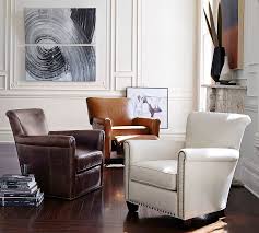 This Is Not Your Grandpa S Recliner Pottery Barn S Irving Recliner Combines A Classic Sil Upholstered Arm Chair Waiting Room Chairs Contemporary Dining Chairs
