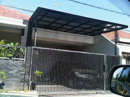 Semisal untuk jenis kanopi yang terbuat dari stainless steel, besi pipa dan hollow, galvalum atau baja ringan. Kanopi Minimalis Atap Solariate Dengan Rangka 4 X 4 Besi Hollow Stalbus Tbl 2mm Ini Kami Tawarkan Dengan Harga Rp 450rb M Harga Yang S Kanopi Minimalis Atap