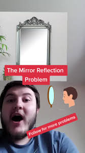 Can you solve the mirror reflection problem? 🤔🙋‍♂️ Follow for more p...
