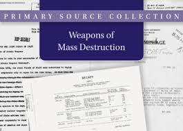Please reference course number 1047410. Weapons Of Mass Destruction