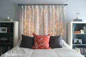 Curtains around bed canopy bed curtains canopy bed frame curtain valances canopy bedroom metal ikea curtains curtains behind bed drop cloth curtains burlap curtains floral curtains bedroom: Dreamy Light Up Headboard The Palette Muse