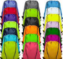 20 Colors Drawstring Backpack Bags Sack Pack Cinch Tote Sport Storage  Polyester Bag for Gym Traveling