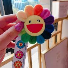 Online Shop Pudcoco Flower Takashi Murakami Kiki Kaikai Brooch Rainbow Pin Badge Strap Plush Cute Toys New Aliexpres In 2020 Murakami Flower Rainbow Flowers Murakami