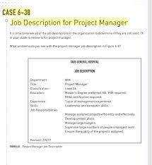 Start a free workable trial and post your ad on the most. Please Help Case 6 38 Job Description For Chegg Com