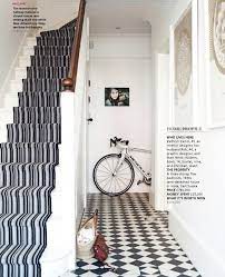 Monochrome Entrance And Stairs Modern Hallway 1930s House Stairs