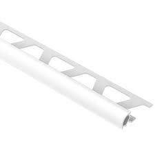 998 schluter tile trim products are offered for sale by suppliers on alibaba.com, of which tile accessories accounts for 18%. Schluter Systems Rondec 0 375 In W X 98 5 In L Bright White Pvc Bullnose Tile Edge Trim In The Tile Edge Trim Department At Lowes Com