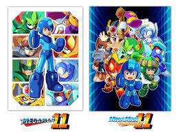 Megaman 11 And Powered Up 11 Mega Man Megaman 11 Character Inspiration