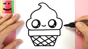 Tuto Dessin Comment Dessiner Une Glace Dans Un Pot Kawaii Youtube