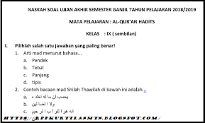 Course title internal a cia. Download Soal Dan Kunci Jawaban Qurdis Kelas 9 Ilmusosial Id