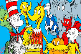 His intriguing perspective and fresh concepts ignited his career, and his work evolved quickly to deft illustrations, modeled sculpture, and sophisticated oil paintings of elaborate imagination. Happy 110th Birthday Dr Seuss By Thezoologist On Deviantart