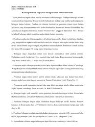 Dari wikipedia bahasa indonesia, ensiklopedia bebas. Kaidah Penulisan Angka Dan Bilangan Dalam Bahasa Indonesia