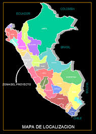 Encontre dicas, o que ver e fazer, onde ficar e mais. Map Of Peru And Regions In Autocad Download Cad Free 780 15 Kb Bibliocad