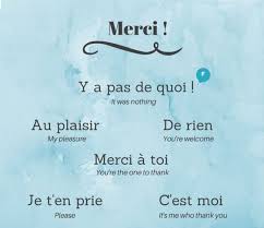 Y A Pas De Quoi Basic French Words French Language Lessons French Words