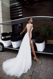 Posted 7 years ago by laura.batty. 2018 Modern Lace Short Wedding Dress With Detachable Tulle Skirt Cap Sleeves Sheath Bridal Party Gowns Beach Wear Buy Wedding Dress 2018 Beach Wedding Dress Stylish Wedding Dress Product On Alibaba Com