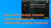 Ketentuan tersebut mengatur hak serta kewajiban dari kedua belah pihak. Fix Nvidia Graphics Driver Not Compatible With This Version Of Windows Youtube